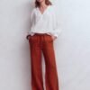 Women's Linen Midi Dress